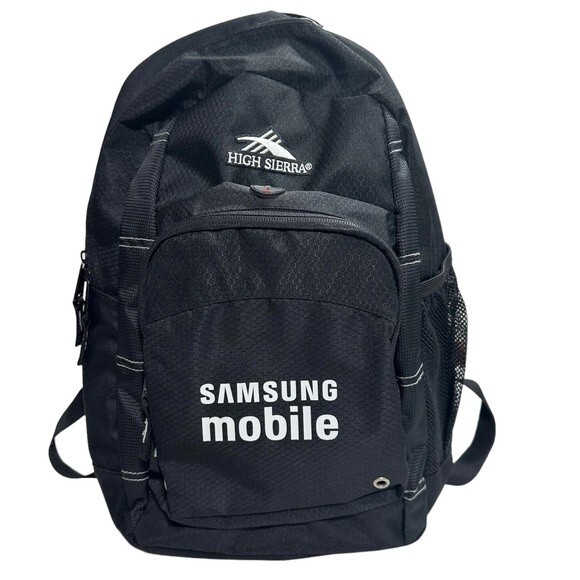 High Sierra Other - NWT High Sierra Impact Black Backpack Embroidered